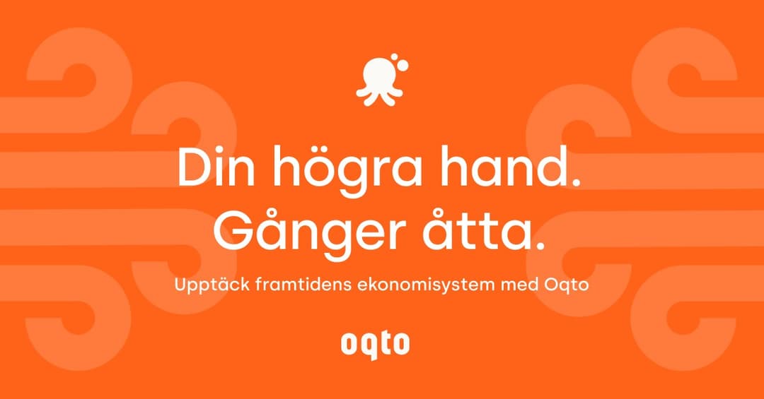 Oqto website homepage built with Framer
