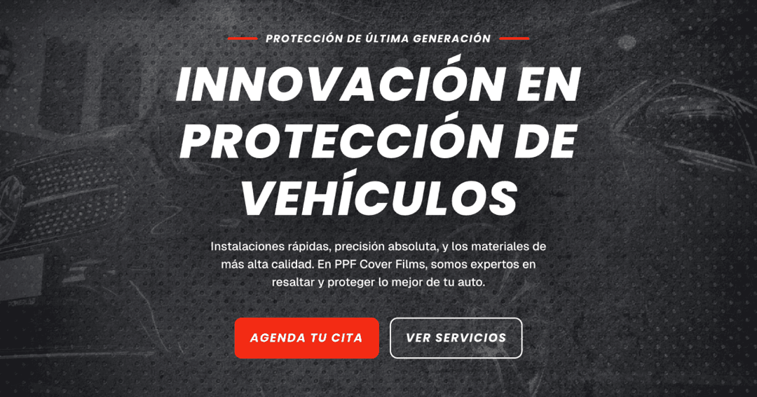 PPF Cover Colombia website homepage built with Framer