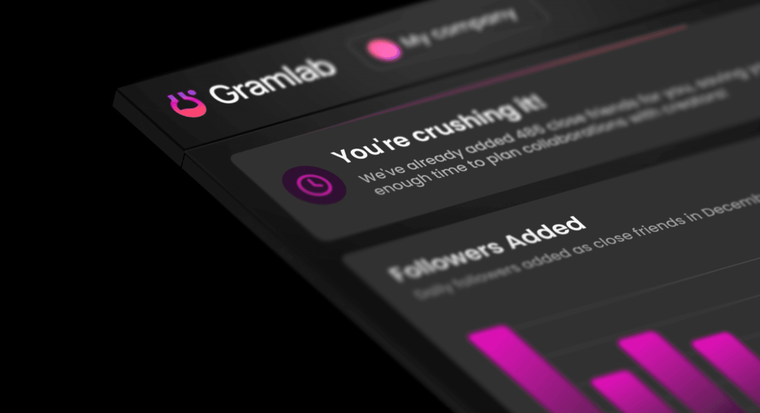 Gramlab website homepage built with Framer