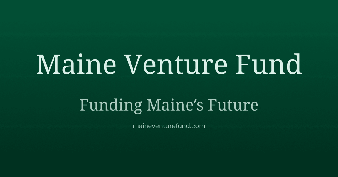 Maine Venture Fund website homepage built with Framer