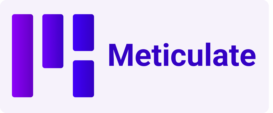 Meticulate website homepage built with Framer