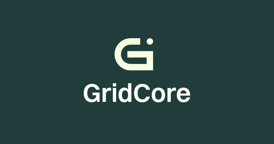 Gridcore website homepage built with Framer
