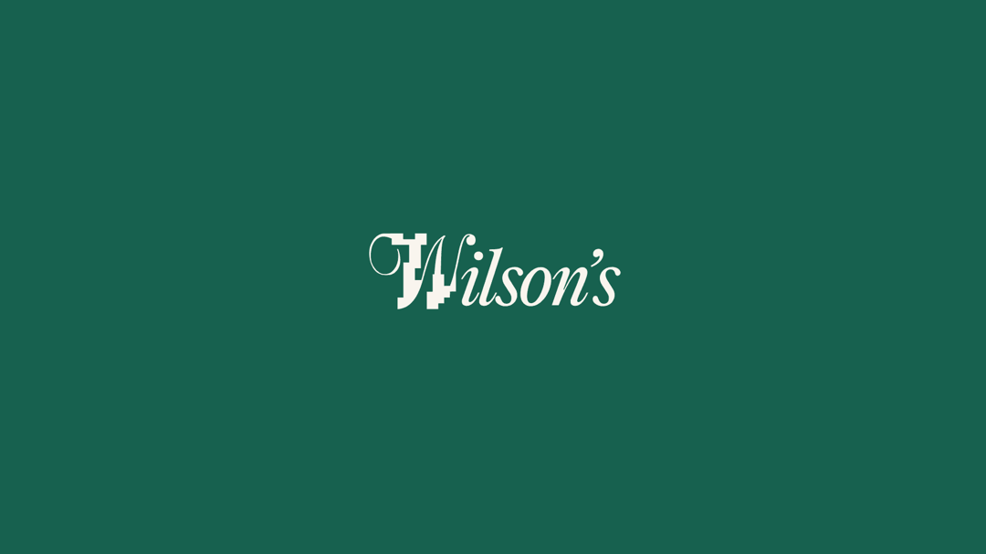 Wilson-CG website homepage built with Framer