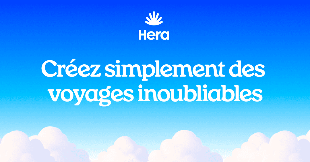 hera.travel website homepage built with Framer