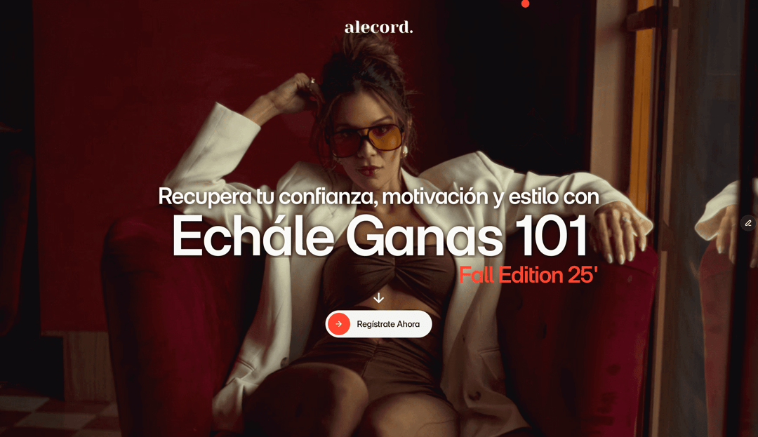 alerecords website homepage built with Framer