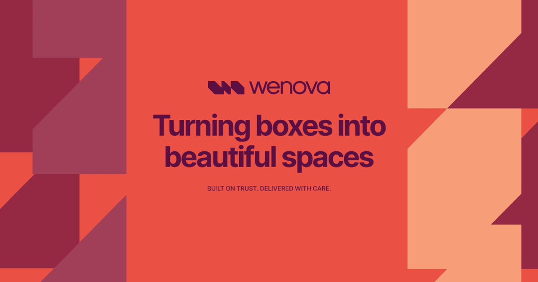 Wenova website homepage built with Framer