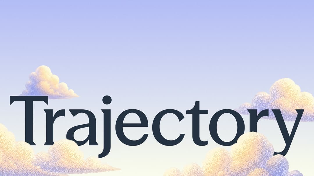 Trajectory website homepage built with Framer