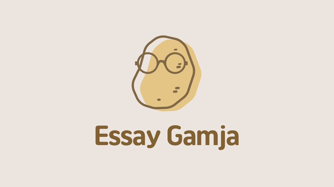 Essay Gamja website homepage built with Framer
