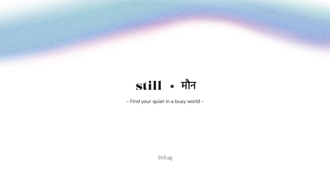 Still  website homepage built with Framer