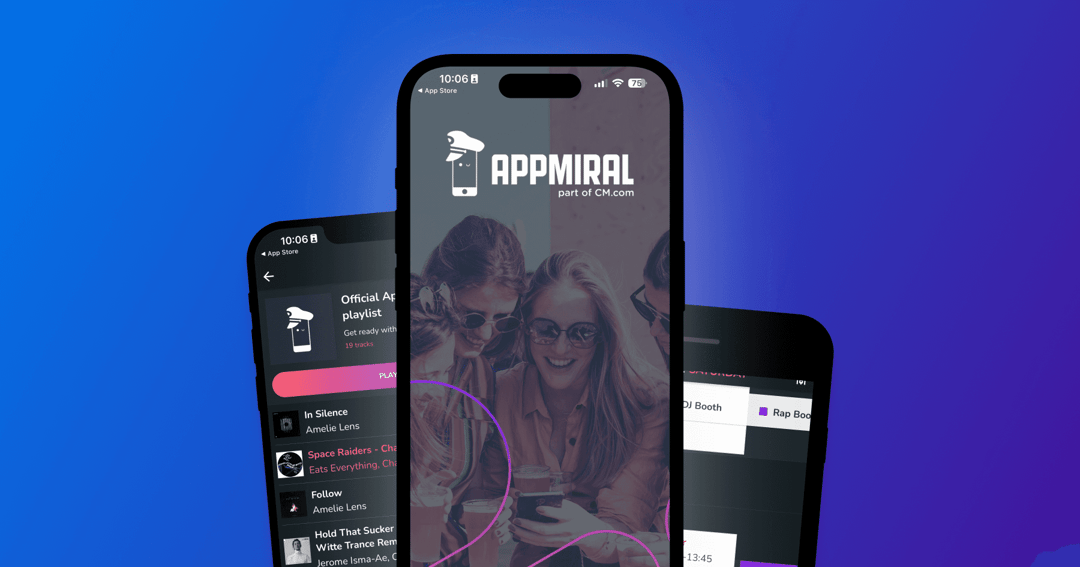 appmiral website homepage built with Framer