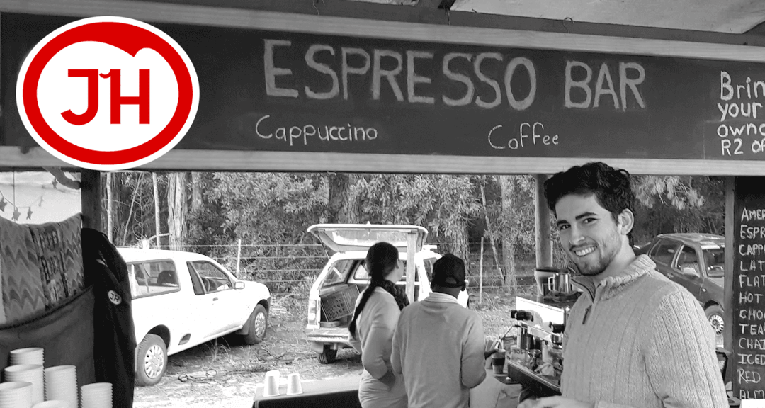 JH Coffee website homepage built with Framer