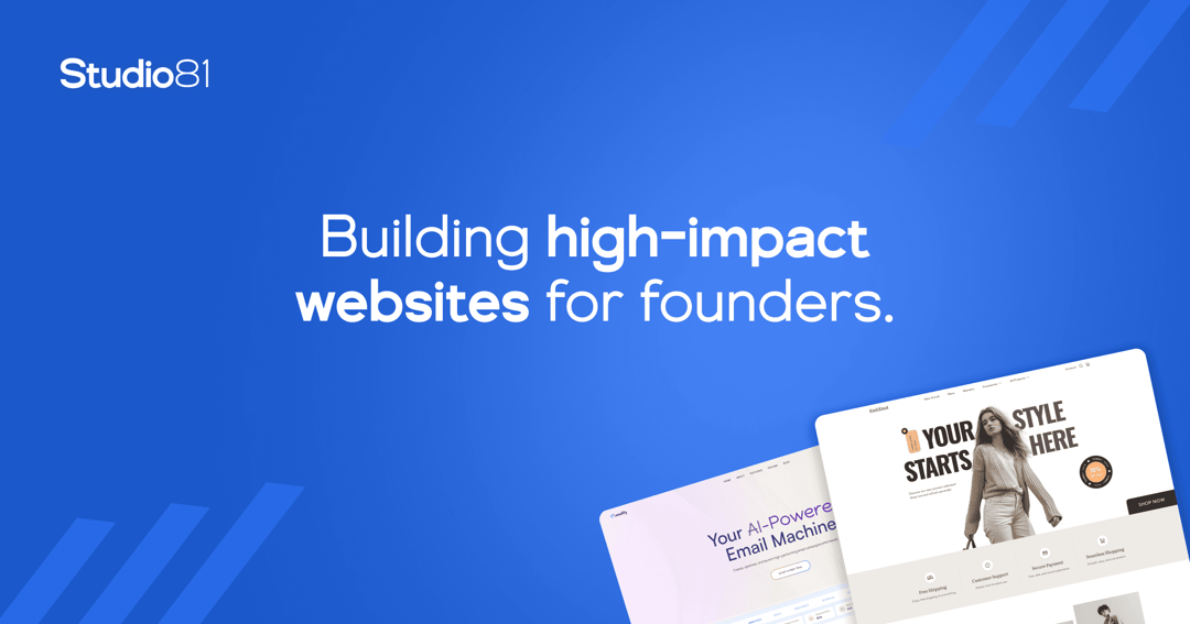 studioeightone.com website homepage built with Framer