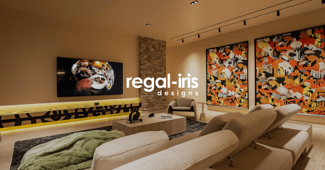 Regal Iris website homepage built with Framer