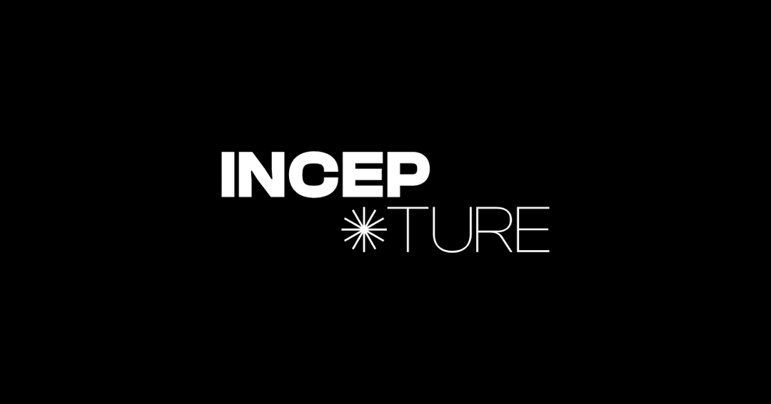 Incepture website homepage built with Framer