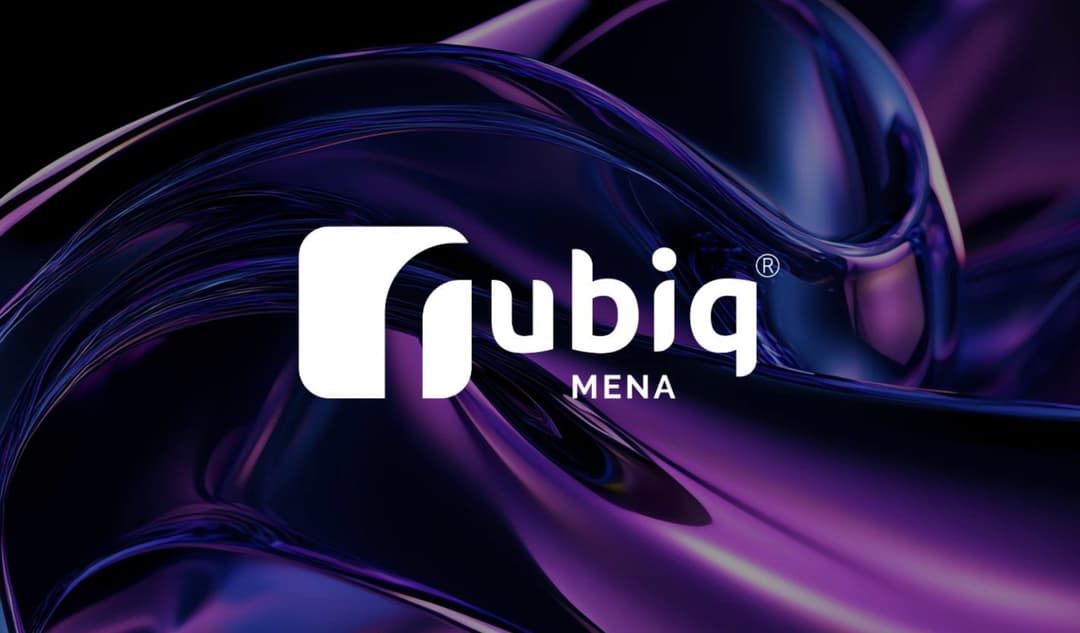 Rubiq MENA website homepage built with Framer