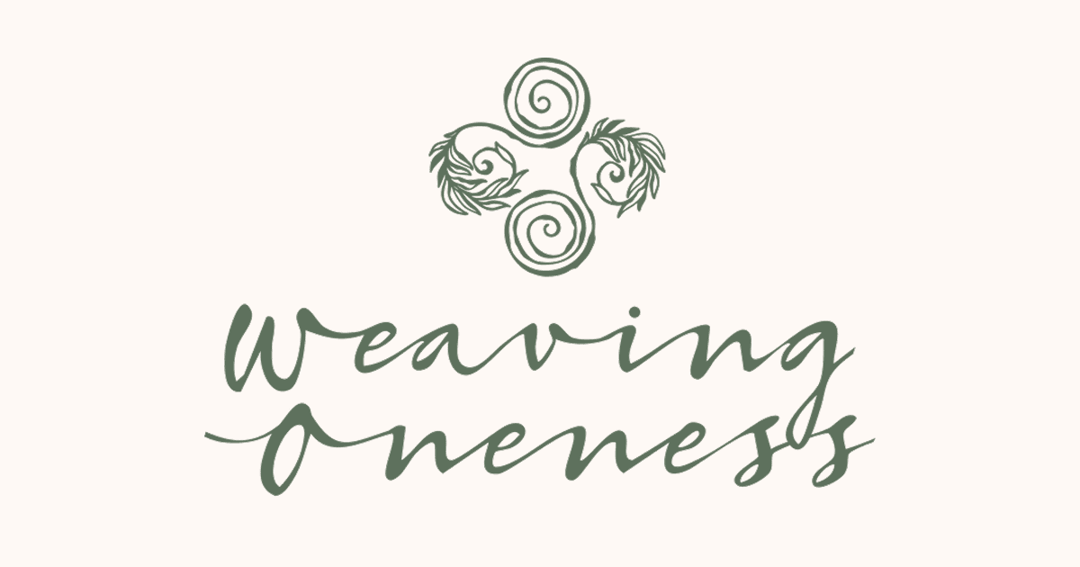 Weaving Oneness website homepage built with Framer