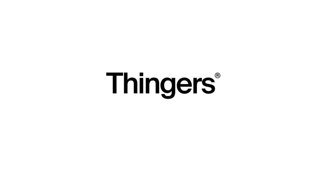 Thingers website homepage built with Framer