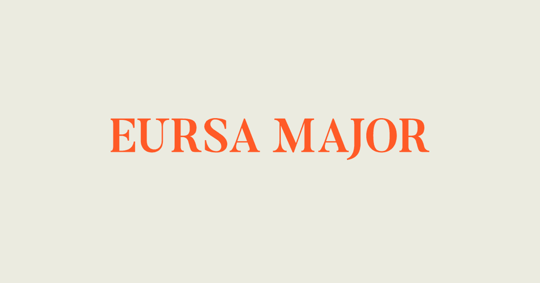 Eursa Major website homepage built with Framer