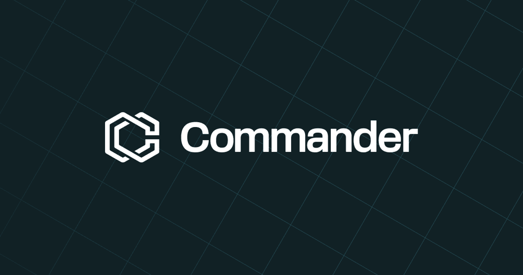 commanderai.com website homepage built with Framer