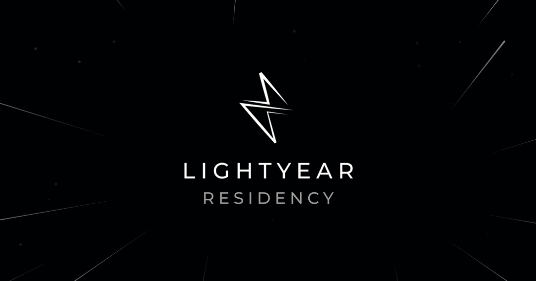 Lightyear Residency website homepage built with Framer