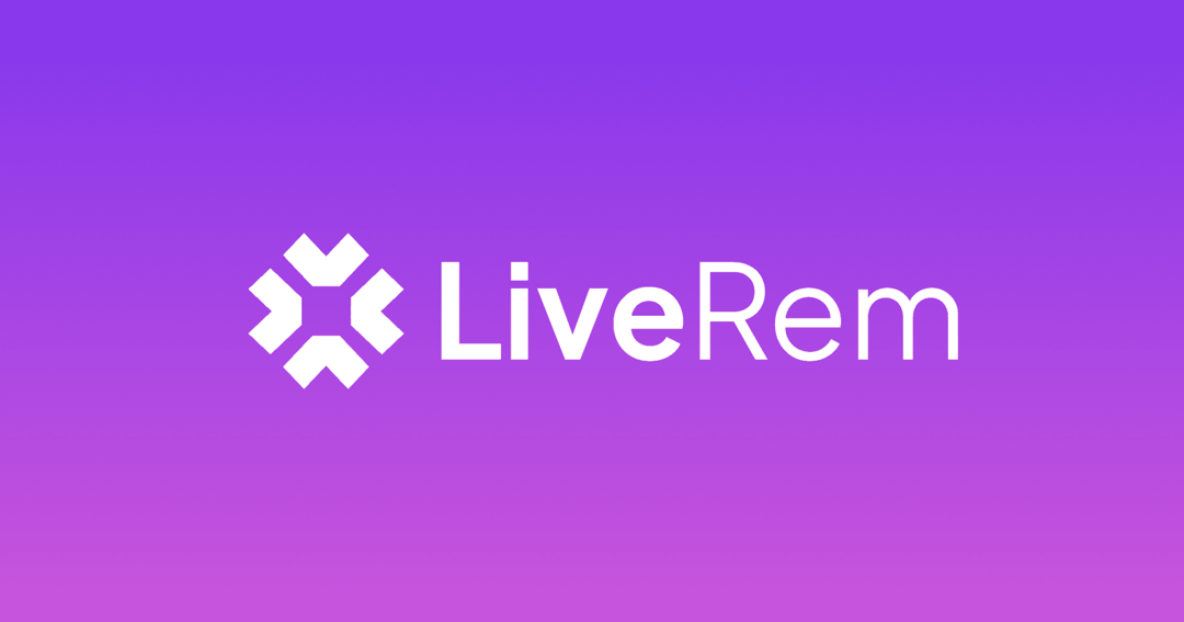 liverem website homepage built with Framer