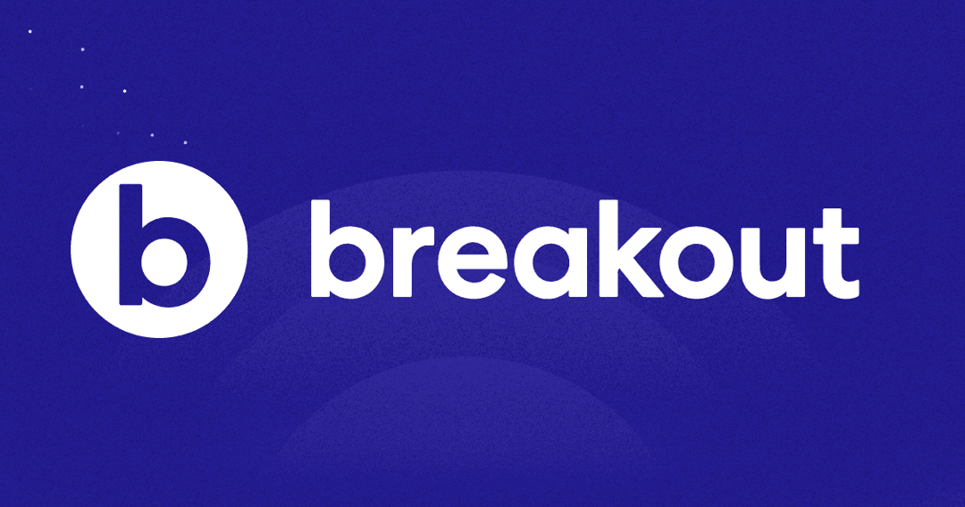 getbreakout website homepage built with Framer