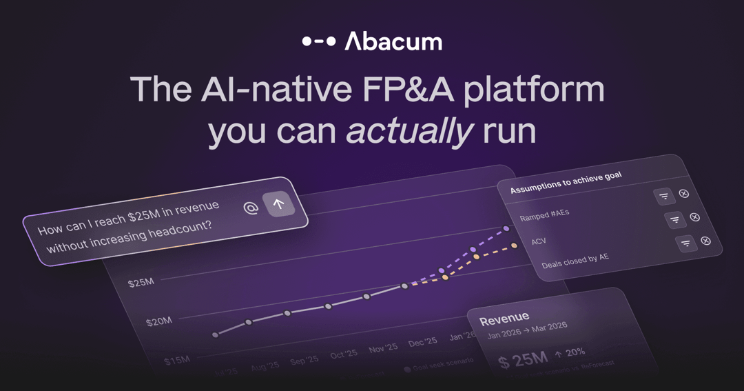 abacum website homepage built with Framer