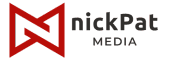 Nickpat media website homepage built with Framer