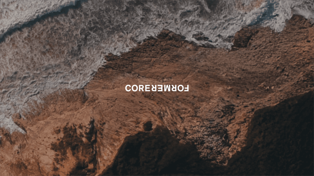 Coreformer website homepage built with Framer