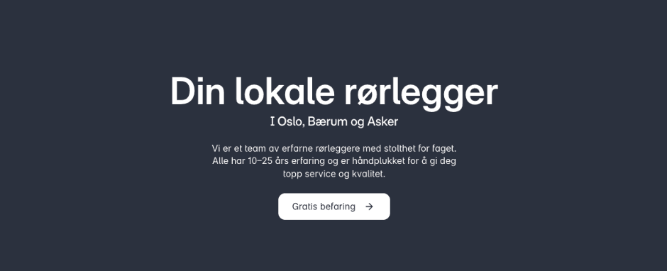 Service Website website homepage built with Framer
