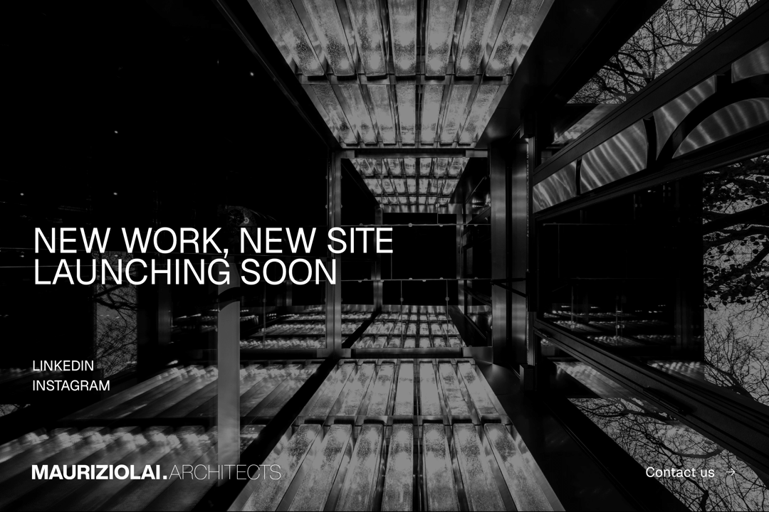 laistudio website homepage built with Framer