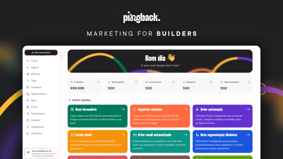 pingback.com website homepage built with Framer