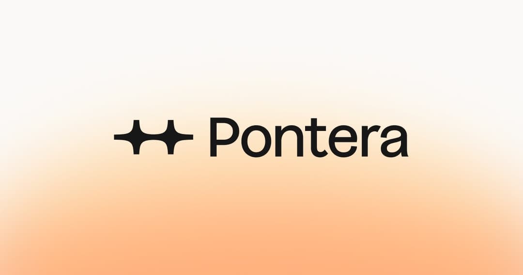 Pontera website homepage built with Framer
