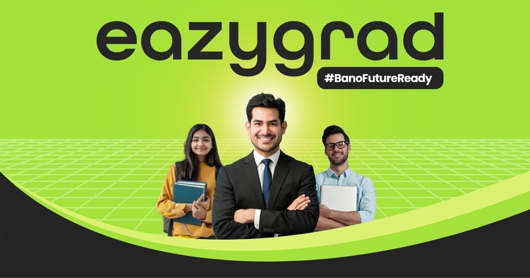 Eazygrad website homepage built with Framer