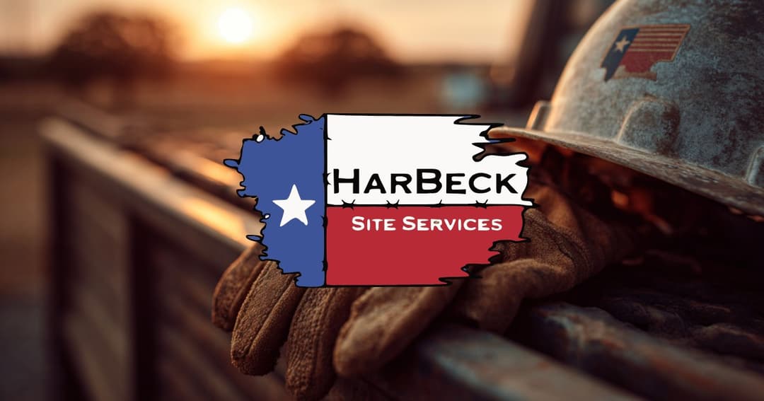 Harbeck Site Services website homepage built with Framer
