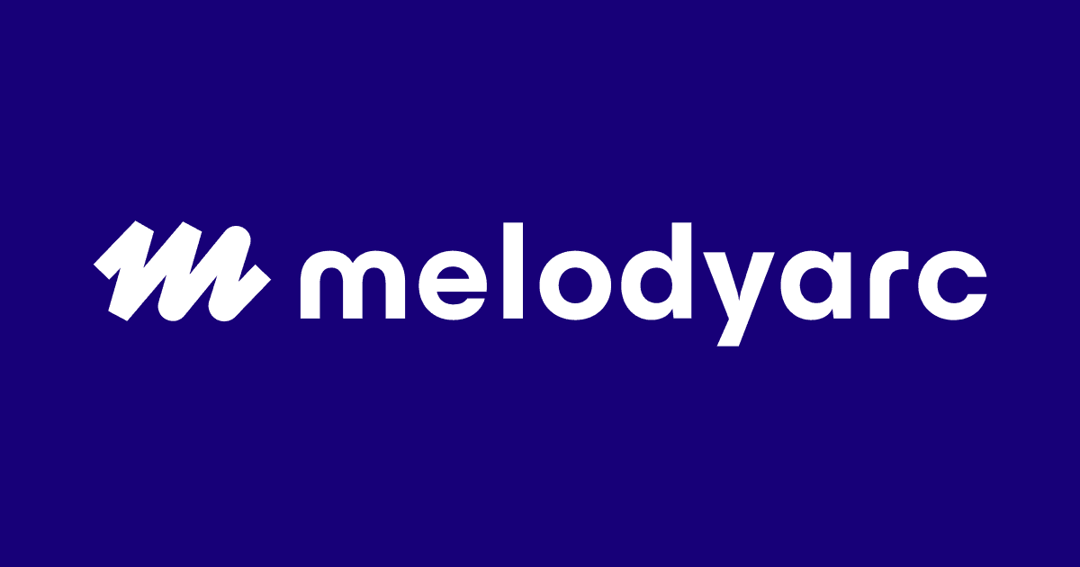 MelodyArc website homepage built with Framer
