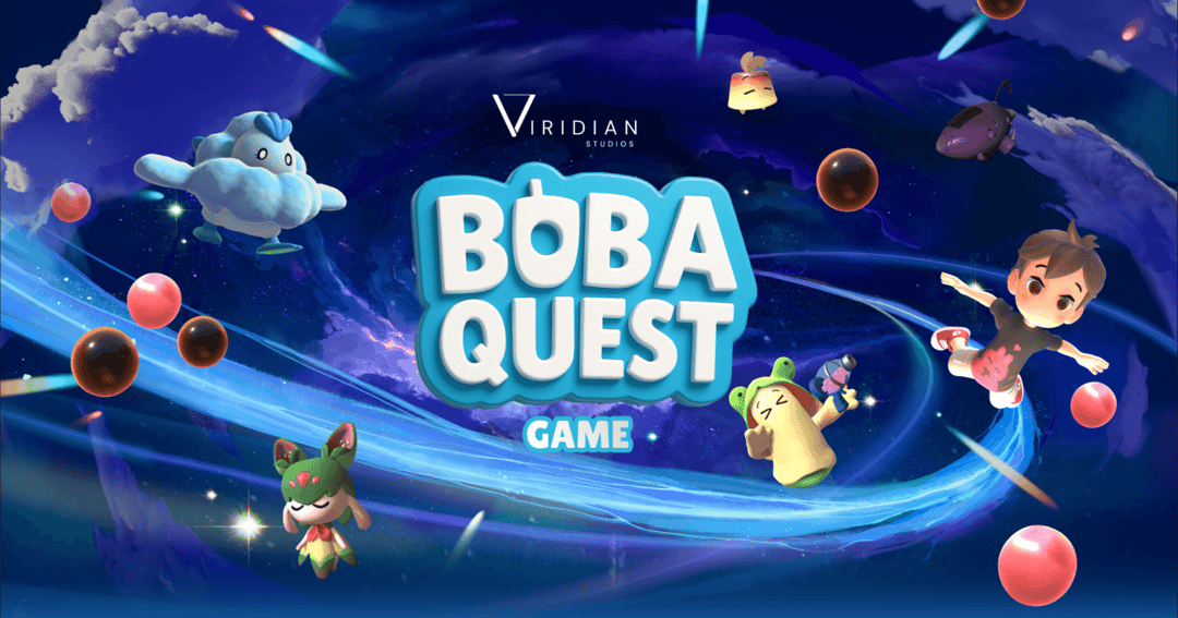 BobaQuest website homepage built with Framer