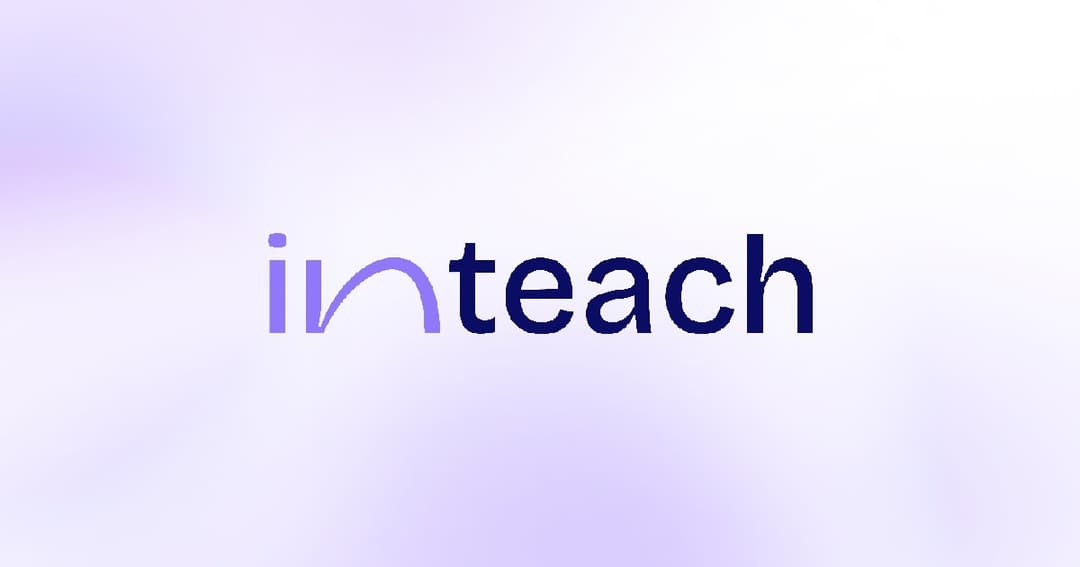 InTeach website homepage built with Framer