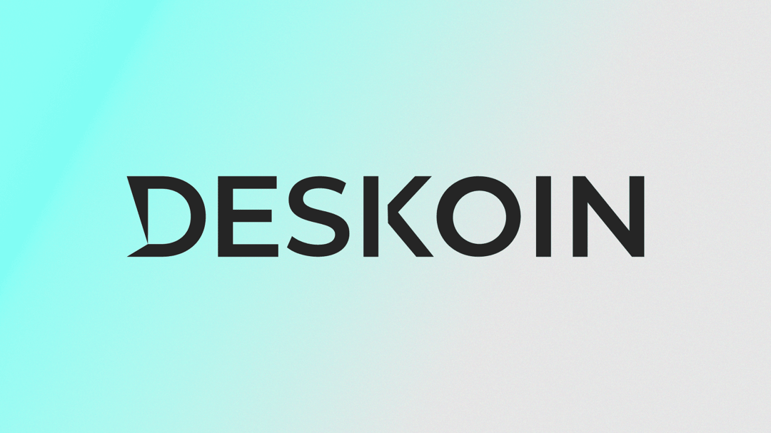 Deskoin website homepage built with Framer