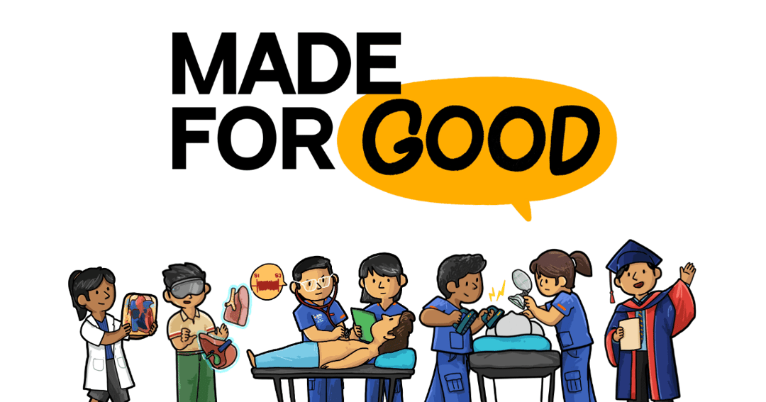 Made For Good website homepage built with Framer