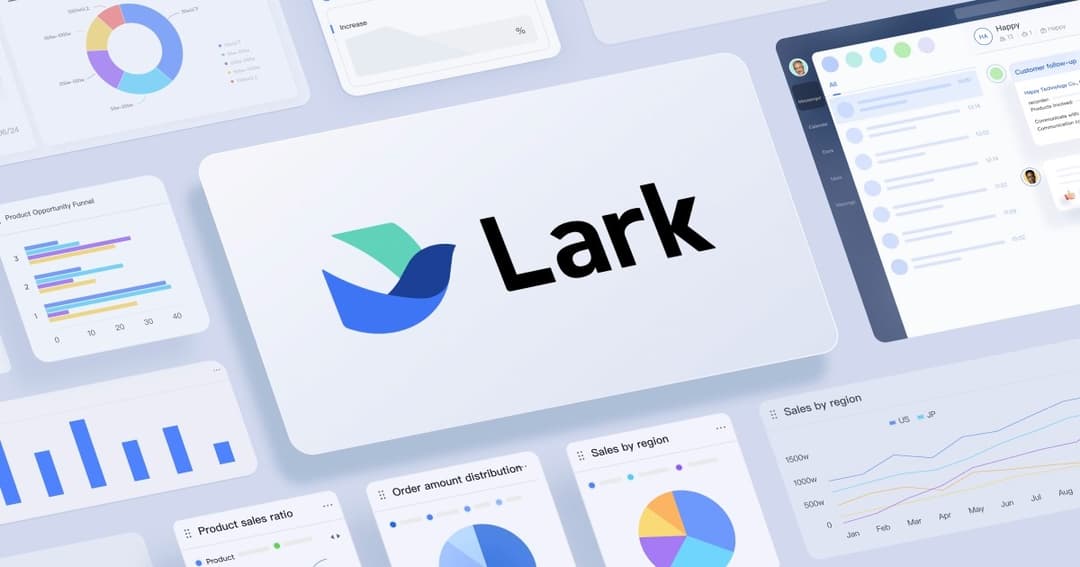 lark website homepage built with Framer