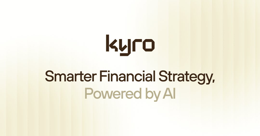 Kyro website homepage built with Framer