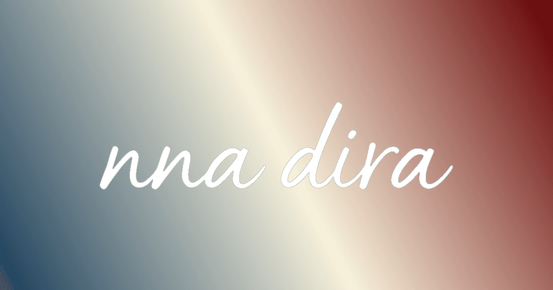 nna dira website homepage built with Framer