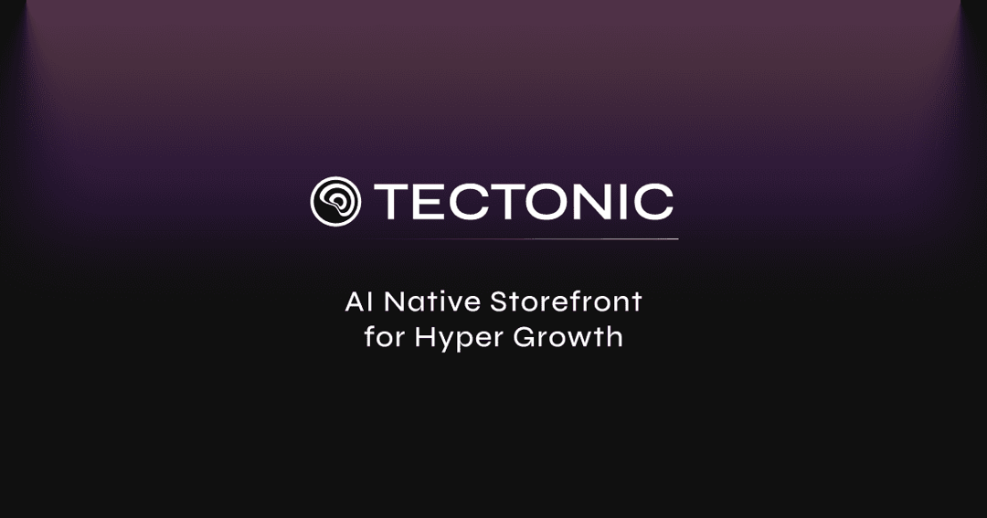 tectonic website homepage built with Framer