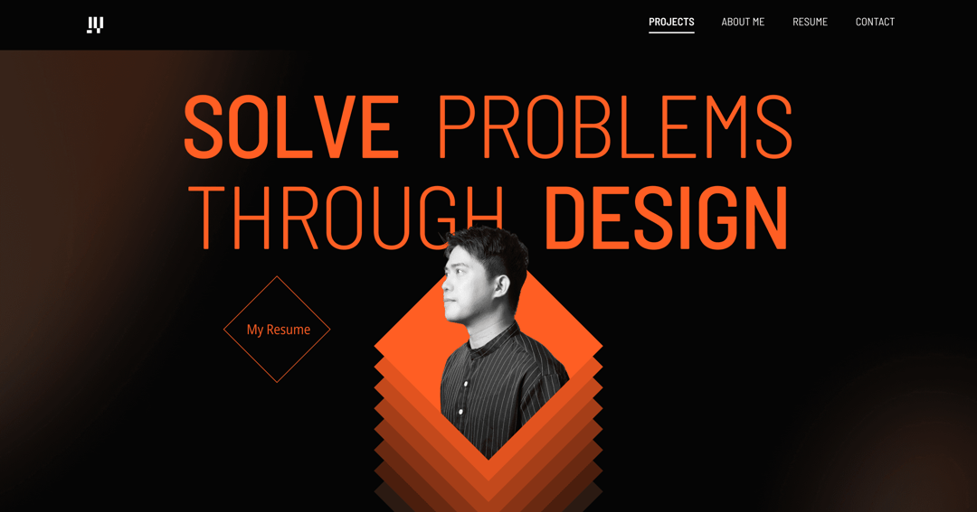 jasonyanguxdesign.com website homepage built with Framer