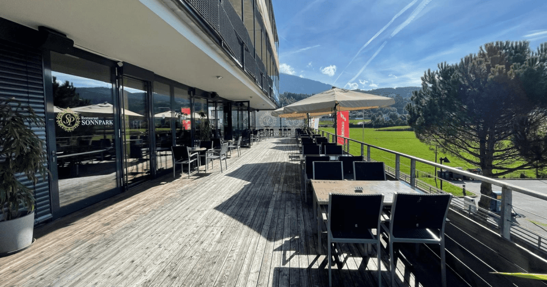 Sonnpark Restaurant website homepage built with Framer