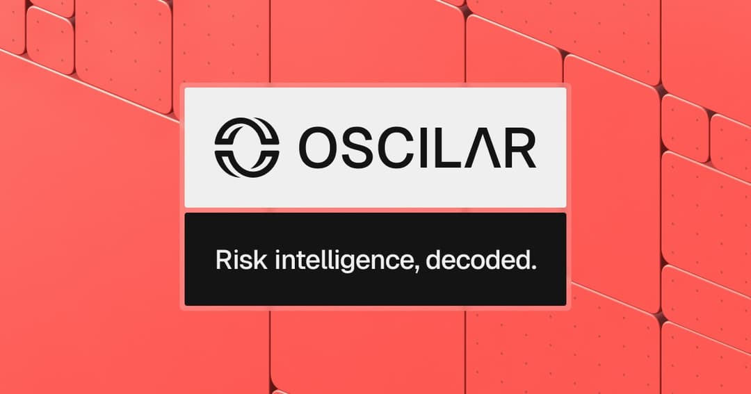 oscilar.com website homepage built with Framer