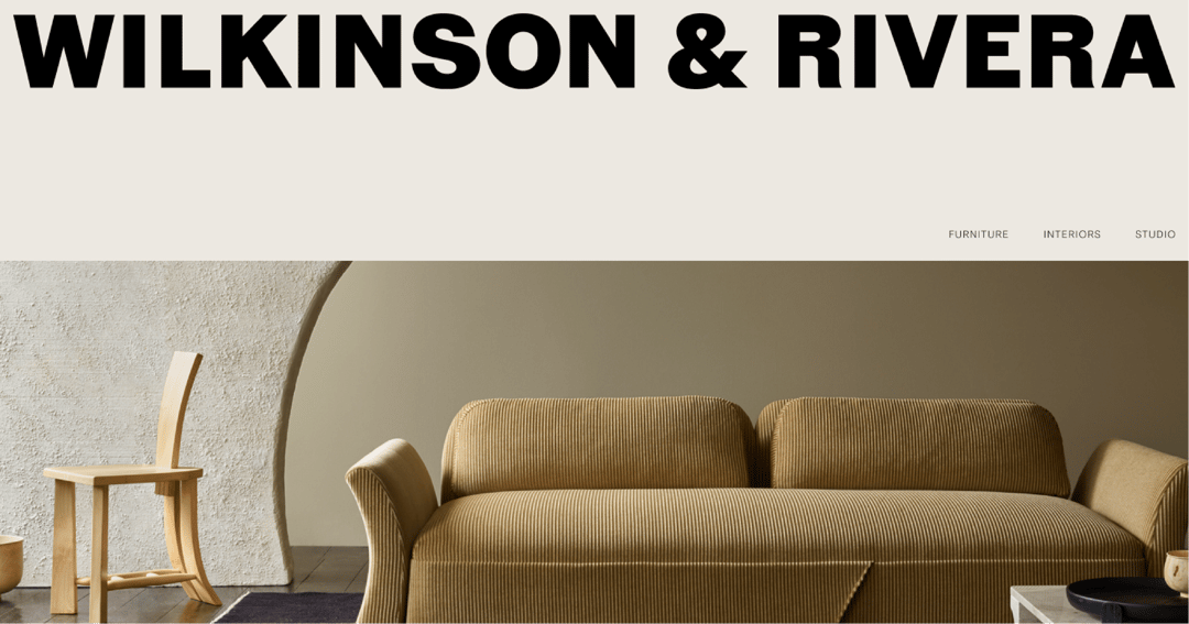 Wilkinson & Rivera website homepage built with Framer