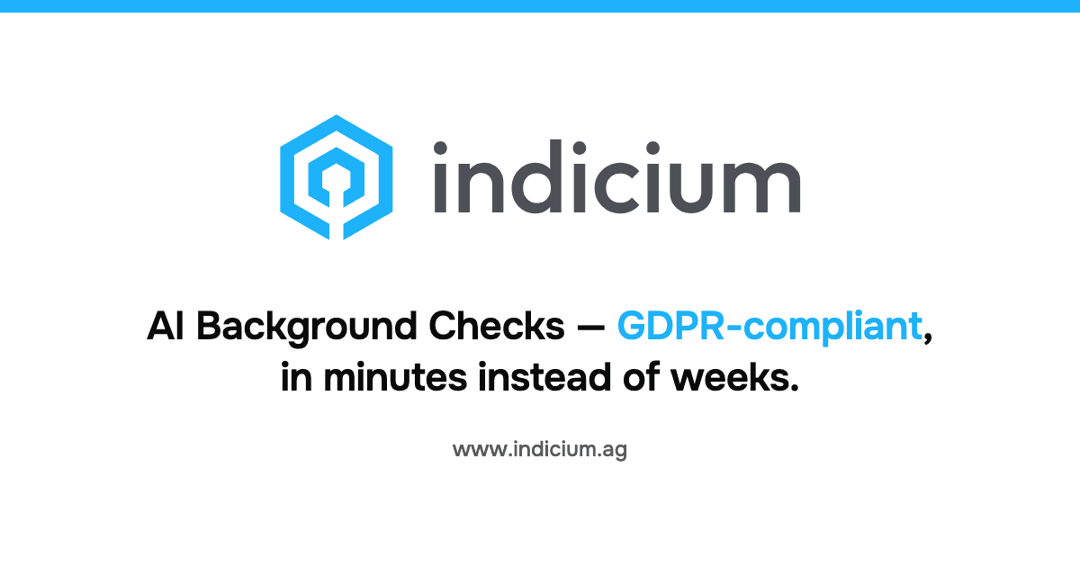 indicium website homepage built with Framer