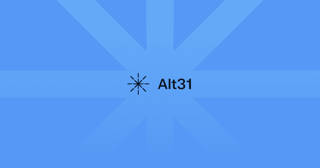 Alt31 website homepage built with Framer